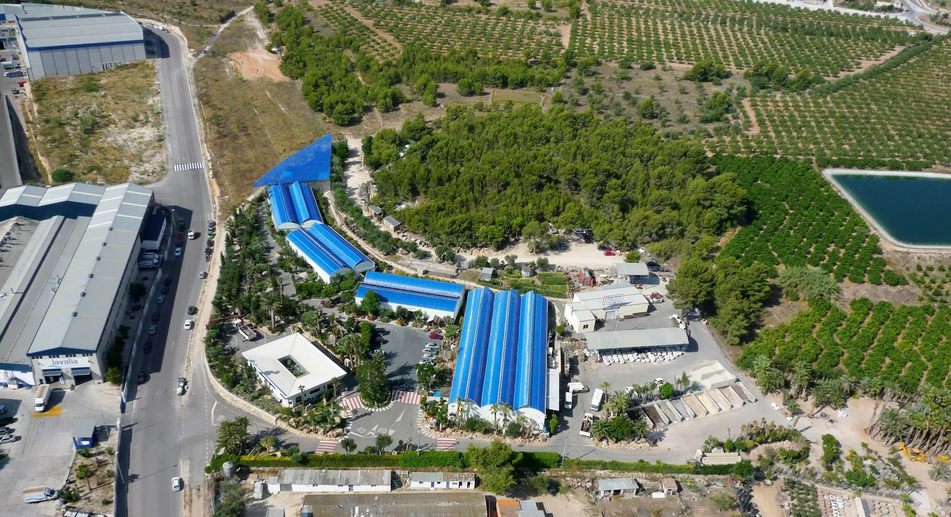 Imagen aerea de Garden Center Navarro